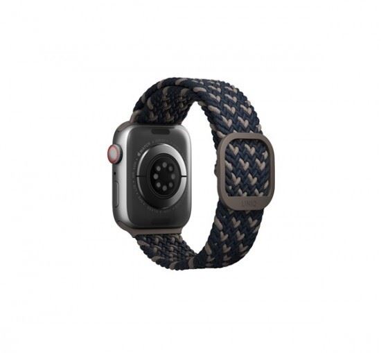 Uniq Aspen Designer Edition fonott szíj Apple Watch 42/44/45mm, kék (UNIQ-45MM-ASPDEOBLU)