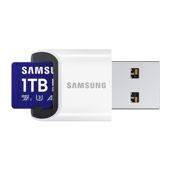 SAMSUNG PRO Plus + Reader microSDXC 1TB CLASS 10 UHS-I U3 Memóriakártya SAMSUNG PRO Plus + Reader microSDXC 1TB CLASS 10 UHS-I U3 Memóriakártya