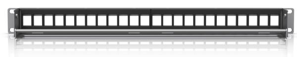Ubiquiti UACC-RACK-PANEL-PATCH-BLANK-24 19" 1U moduláris üres patch panel Ezüst