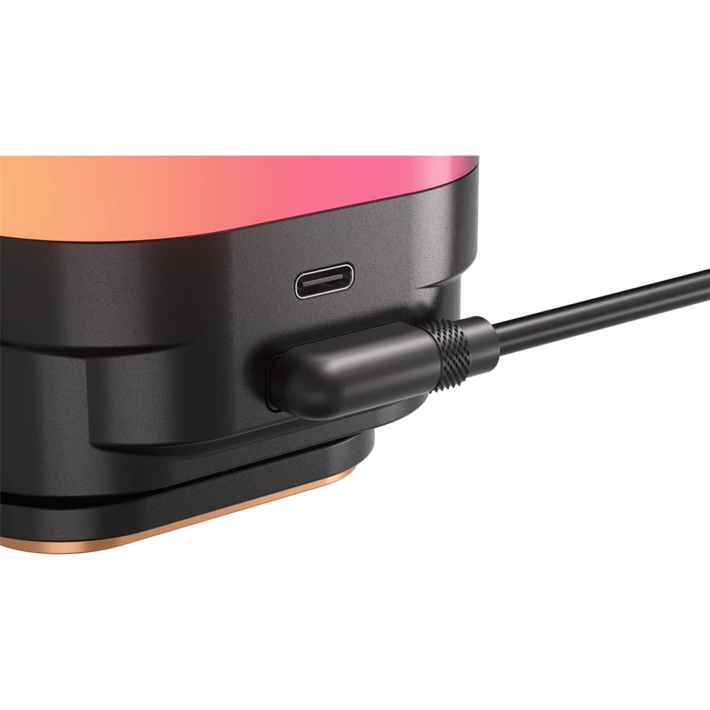 Corsair iCUE LINK TITAN 240 RX LCD Liquid CPU Cooler Fekete