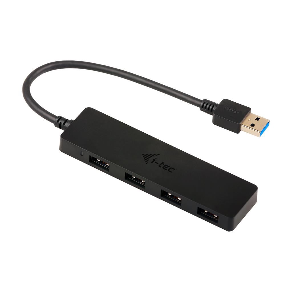 i-tec Passive USB 3.0 SLIM HUB 4 port fekete (U3HUB404) i-tec Passive USB 3.0 SLIM HUB 4 port fekete (U3HUB404)