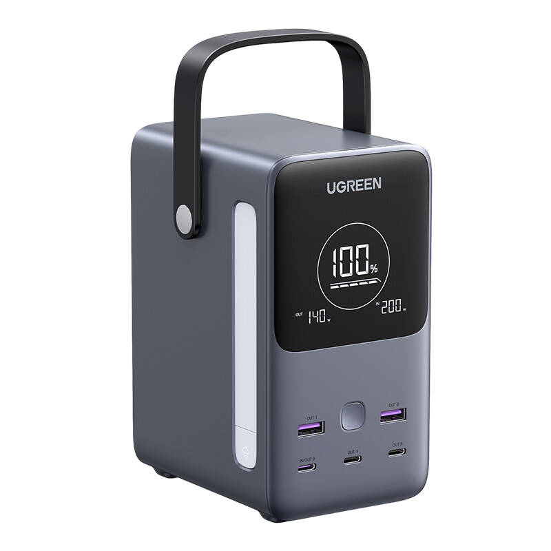 Ugreen PB770  2x USB + 4x USB-C 300W  48000mAh Powerbank Szürke