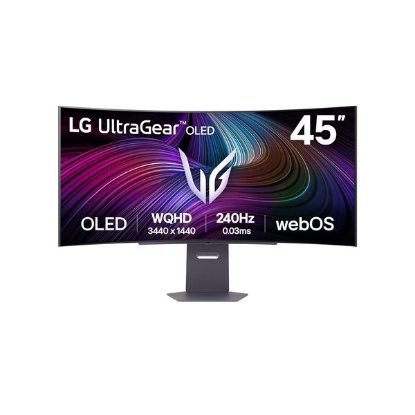 LG OLED Gaming 240Hz 45" 45GX90SA 3440x1440 21:9  275cd/m2  0,03ms  ívelt smart monitor