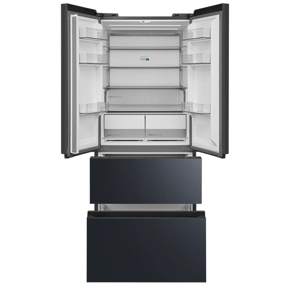 Midea MDRF600BIE70 Hűtő:276L Fagyasztó:159L No frost négyajtós hűtőszekrény Inox