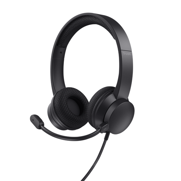 Trust 25089 Ayda USB-ENC PC vezetékes fekete headset