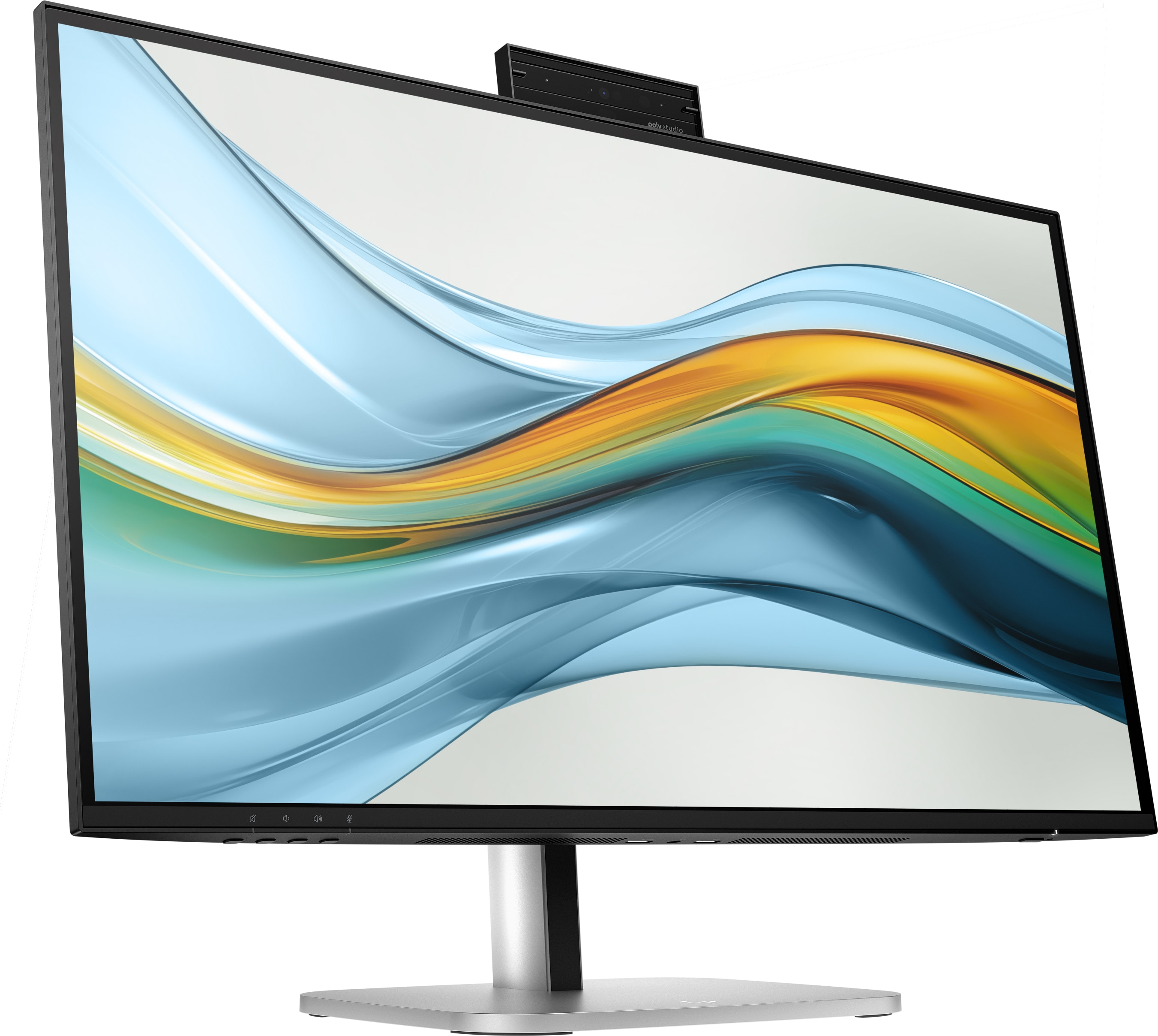 HP 27" S5 Pro 527pm Monitor - 2560x1440, QHD, LED, IPS, 100Hz, 5ms, Hangszóró, LAN, Pivot, WEBCAM, Fekete-ezüst