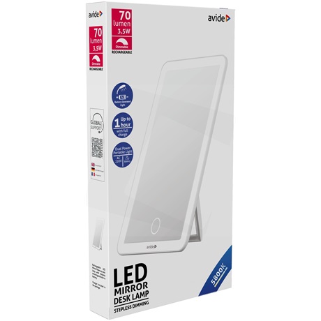 Avide ABLDL-M-3.5W LED ASZTALI LÁMPA VILÁGÍTÓS SMINKTÜKÖR 3.5W
