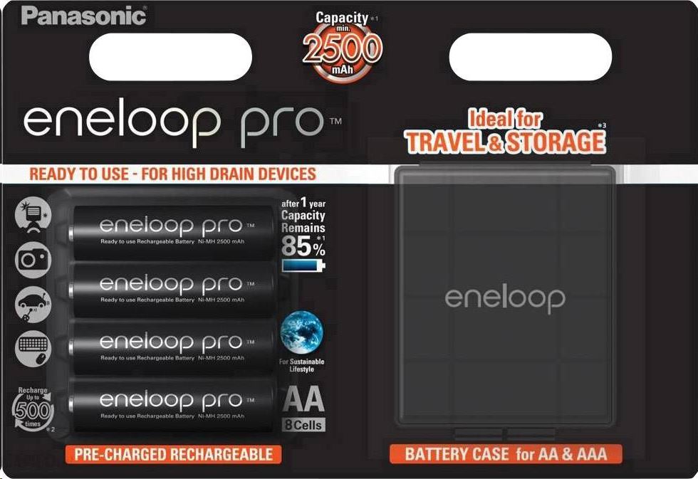 Panasonic Eneloop Pro 1.2V AA 2500mAh akku 4db (BK-3HCDEC4BE) Panasonic Eneloop Pro 1.2V AA 2500mAh akku 4db (BK-3HCDEC4BE)