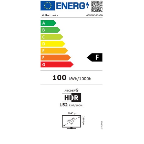 Lg 65NANO80A3B UHD NANOCELL SMART Televízió