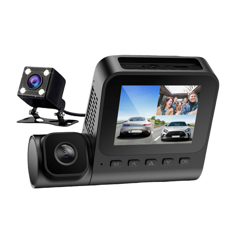 Azdome V600-3CH G-szenzor 1080p elülső kamera  1080p beltéri kamera és VGA hátsó kamera 