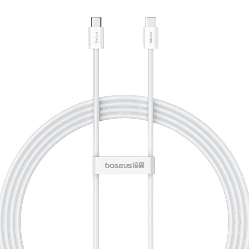USB-C USB-C gyors töltőkábel Baseus Superior 2 100W 2m (fehér) USB-C USB-C gyors töltőkábel Baseus Superior 2 100W 2m (fehér)