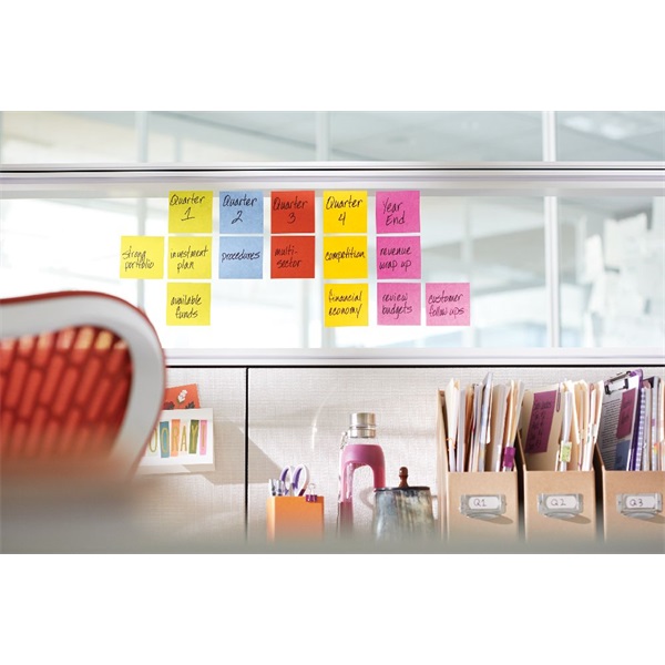 Post-it Super Sticky 654-6SS 76x76mm 90lap pink öntapadós jegyzettömb
