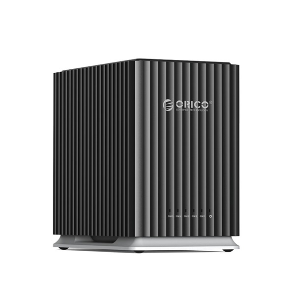 Orico DAS 9758C3-V1-EU-BK 4x 2,5/3,5 HDD/SSD USB-A/C Fekete 