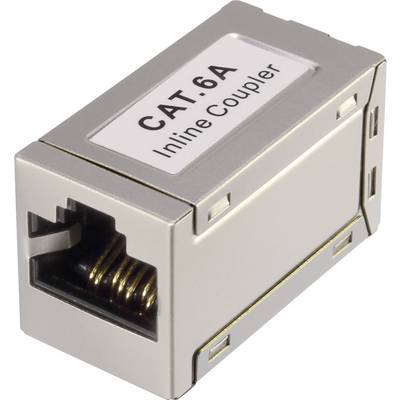 RJ45 csatlakozó közösítő CAT 6A, 1x RJ45 alj - 1x RJ45 alj, fehér, Renkforce RJ45 csatlakozó közösítő CAT 6A, 1x RJ45 alj - 1x RJ45 alj, fehér, Renkforce