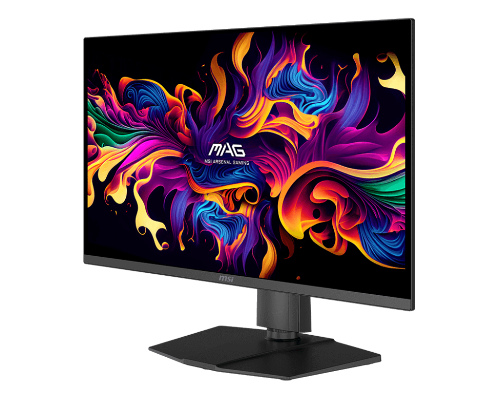 MSI 26,5" MAG 273QP QD-OLED X24 Monitor - 2560x1440, WQHD, QD-OLED, 240Hz, 0,03ms, Fekete