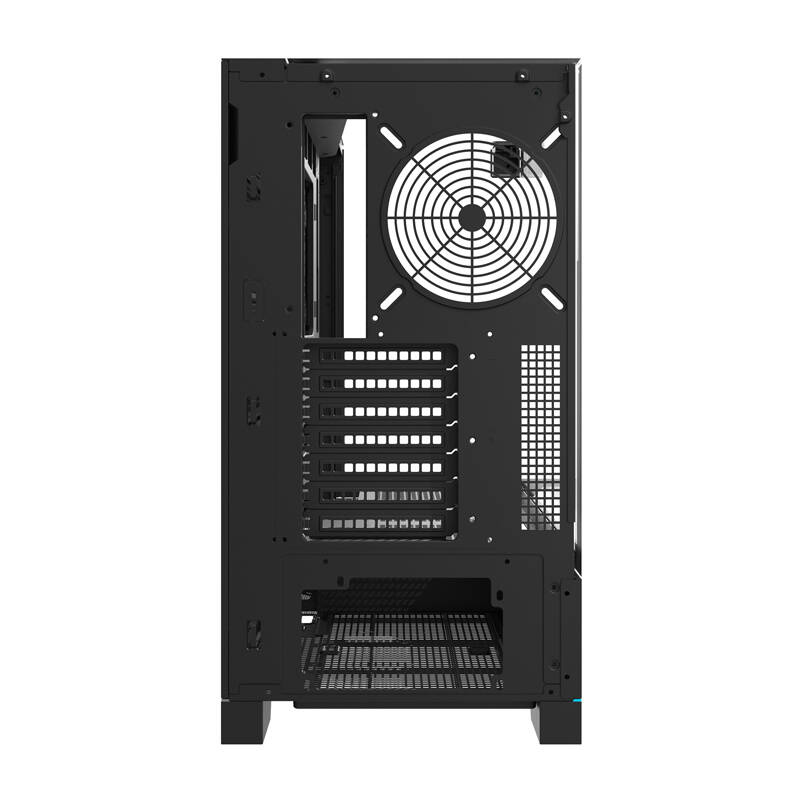 Darkflash DY450 számítógépház ventilátorok nélkül Fekete 