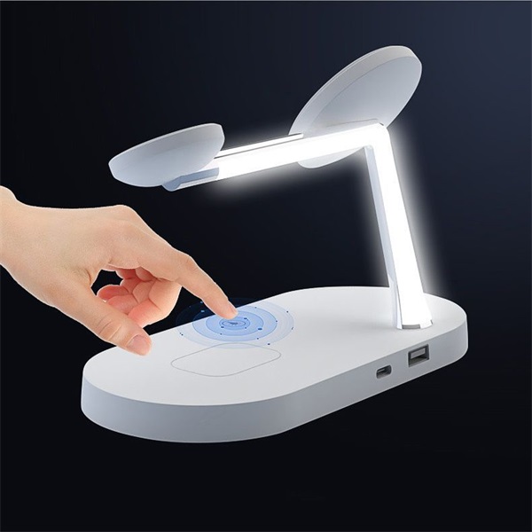 Tech-Protect A12 15W Qi 3in1 fehér univerzális vezeték nélküli töltő állomás