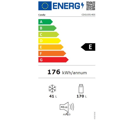 Candy CDG1S514ES Felülfagyasztós hűtőszekrény