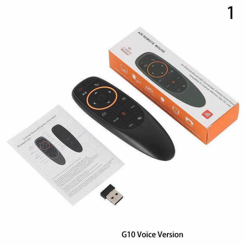 Airmouse G10S mozgásérzékelős univerzális távirányító fekete (TV-A-G10)