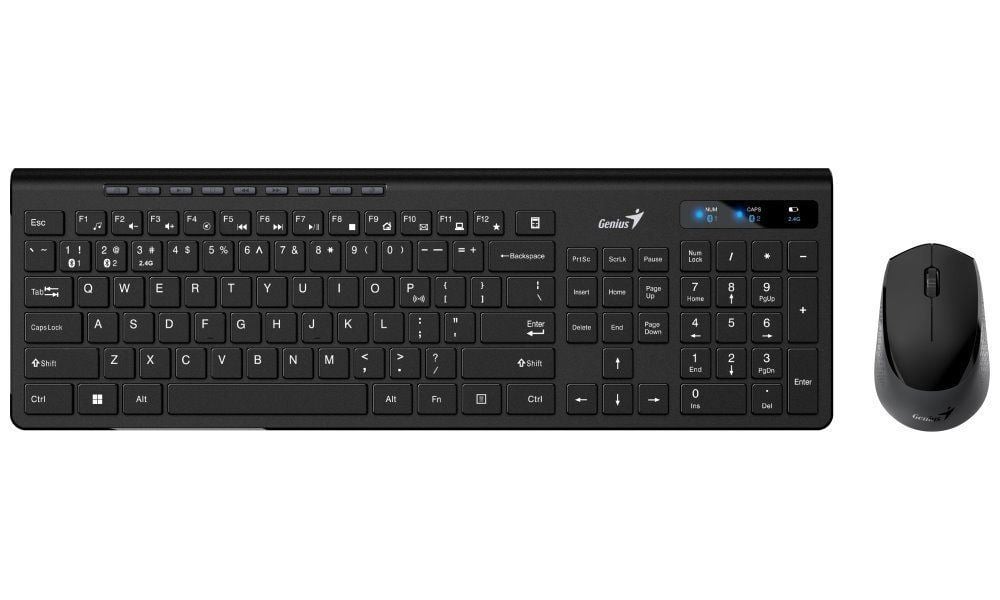 Genius SlimStar 8230 vezeték nélküli billentyűzet fekete + egér Genius SlimStar 8230 vezeték nélküli billentyűzet fekete + egér