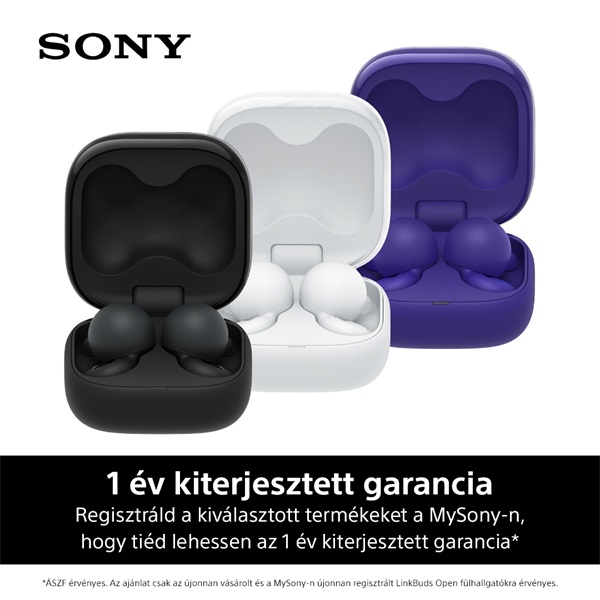 Sony WF-L910 Linkbuds Open True Wireless Bluetooth fekete fülhallgató Sony WF-L910 Linkbuds Open True Wireless Bluetooth fekete fülhallgató
