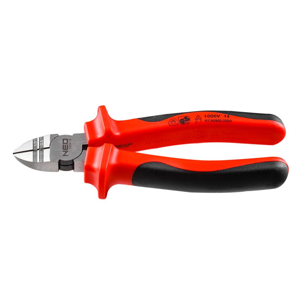NEO Tools szigetelt oldalcsípőfogó (01-525)