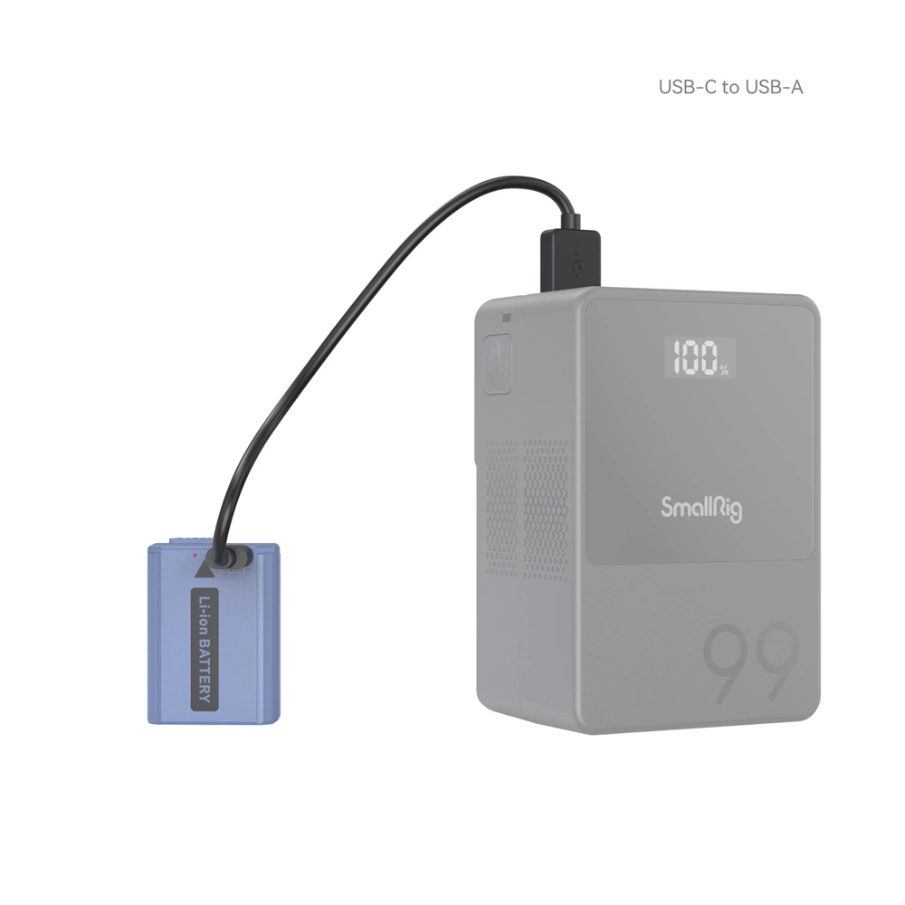 SMALLRIG NP-FW50 USB-C Rechargeable Kamera akkumulátor
