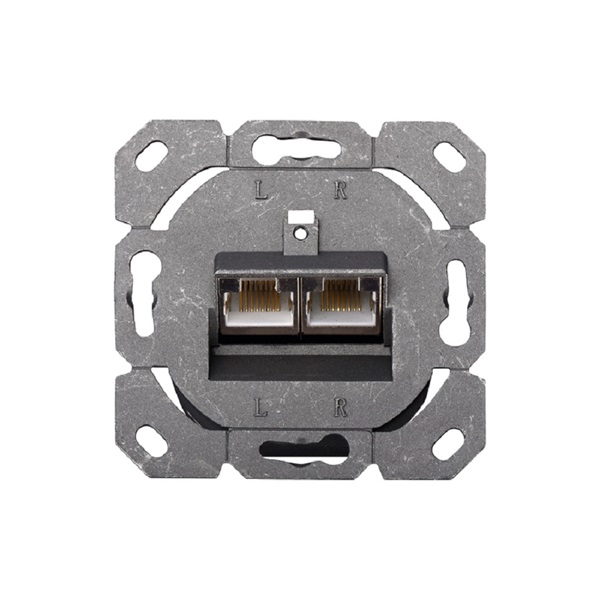 DIGITUS DN-9008-1 CAT 6A Class EA 2x RJ45 süllyesztett fali aljzat