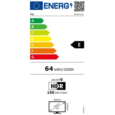 Tcl 55C6K PRO TV 55" 4K UHD MINILED QLED