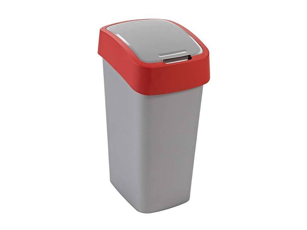 Curver Pacific Flip Bin billenős szelektív hulladékgyűjtő 45l piros/szürke (195024) Curver Pacific Flip Bin billenős szelektív hulladékgyűjtő 45l piros/szürke (195024)