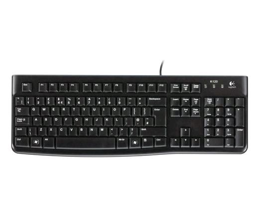 Logitech K120 német billentyűzet fekete (920-002516)