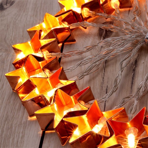 IRIS Csillag alakú fém/4m/meleg fehér/20db LED-es/USB-s fénydekoráció  (240-04) IRIS Csillag alakú fém/4m/meleg fehér/20db LED-es/USB-s fénydekoráció  (240-04)