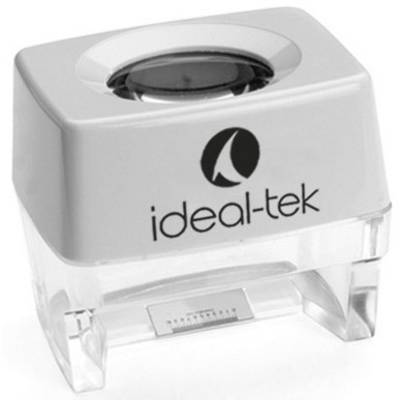 Álló nagyító Nagyítási tényező: 8 x Lencseméret: (O) 24 mm Fehér Ideal Tek 818-01mm skálával Álló nagyító Nagyítási tényező: 8 x Lencseméret: (O) 24 mm Fehér Ideal Tek 818-01mm skálával