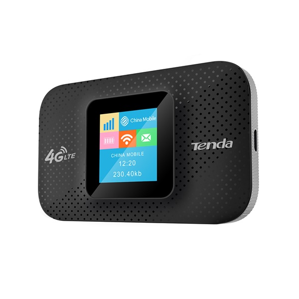 Tenda 4G185 4G/LTE mobil router fekete  (4G185)