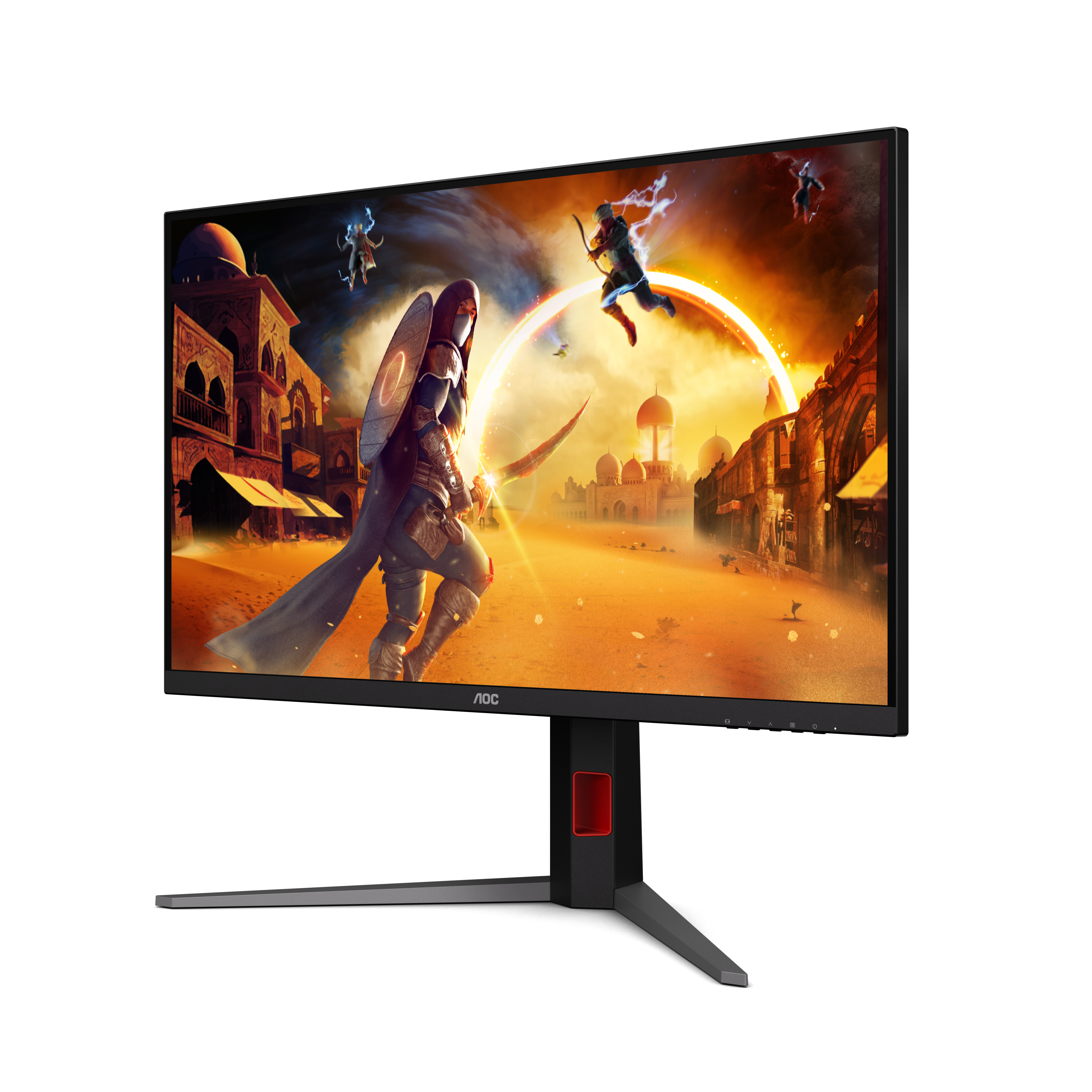 AOC 31,5" U32G4U Monitor - 3840x2160, 4K, LED, IPS, 120Hz, 0,5ms, FreeSync, Pivot, Gamer, Fekete