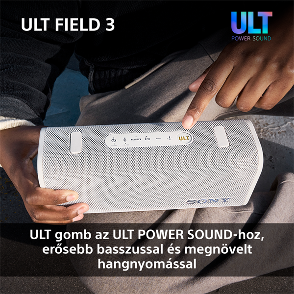 Sony ULT Field 3 fekete Bluetooth hangszoró