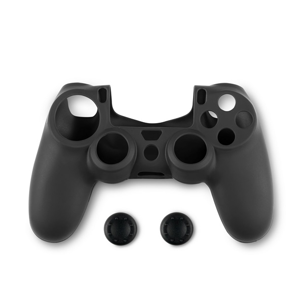 Spartan Gear PS4 kontroller szilikon skin + fekete thumb grips