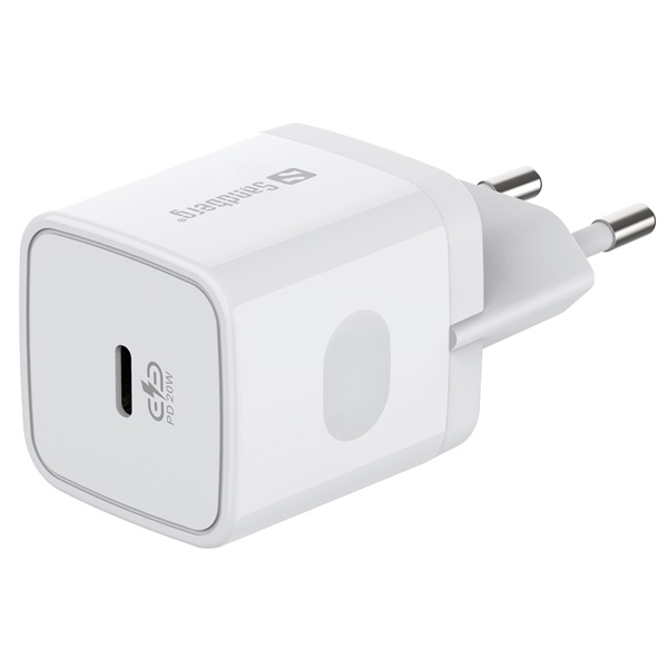 Sandberg PD20W SAVER USB-C AC Charger Telefon töltő Sandberg PD20W SAVER USB-C AC Charger Telefon töltő