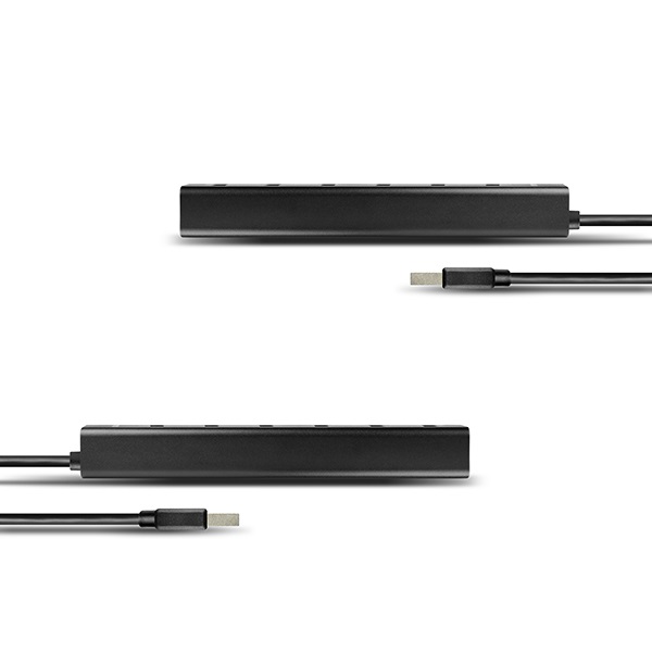 Axagon HUE-SA7BP 7 portos USB 3.0 hub gyorstöltéssel fekete Axagon HUE-SA7BP 7 portos USB 3.0 hub gyorstöltéssel fekete