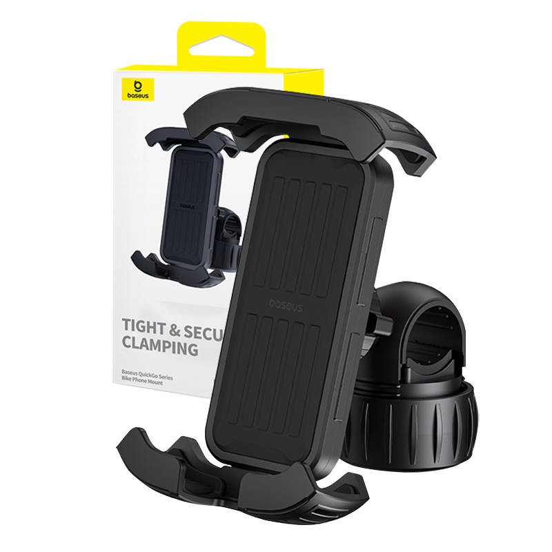 Baseus QuickGo bike carrier for phones (black) Baseus QuickGo bike carrier for phones (black)