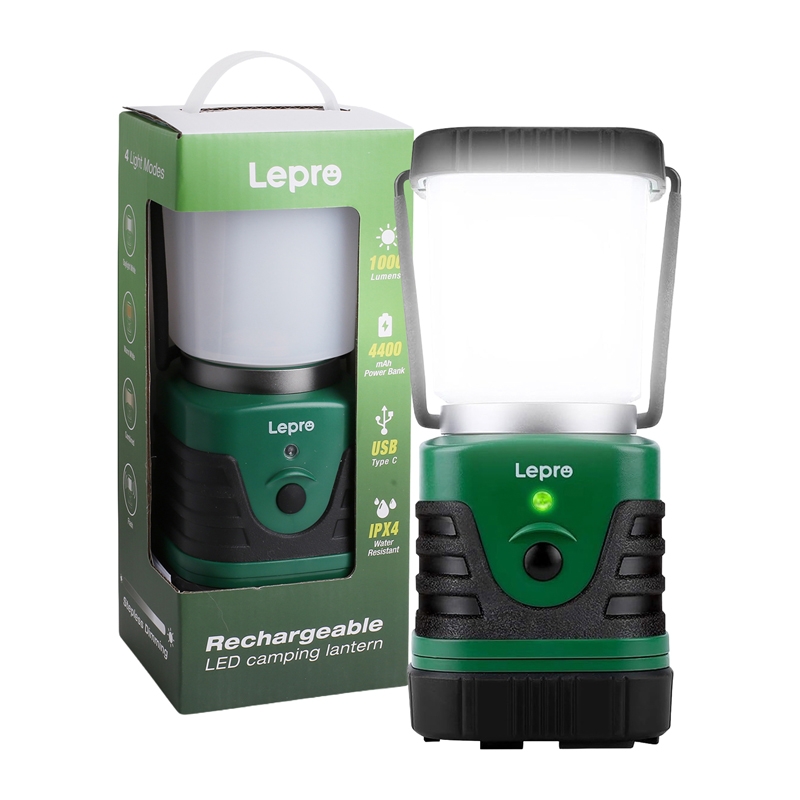 LEPRO 3300008 kempinglámpa, 1000 lm, 3600 mAh