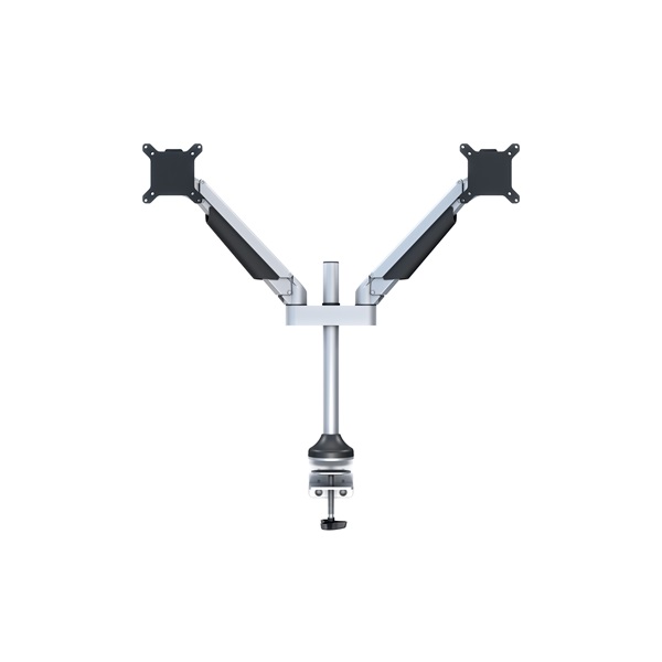 MULTIBRACKETS  Lift Dual dönthető forgatható 15-32" asztali rögzítő Gas Ezüst