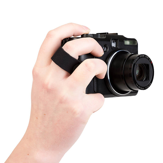 OpTech USA neoprén ujjra húzható kompakt fényképezőgép-hordszíj, pöttyös