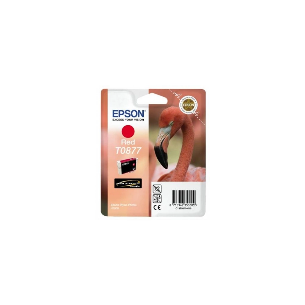Epson T0877 C13T08774010 Piros Tintapatron Eredeti Epson T0877 C13T08774010 Piros Tintapatron Eredeti