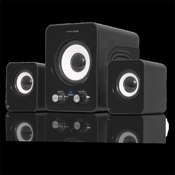 Advance SOUNDPHONICS 6W RMS  2.1, 3,5 mm Jack fekete Hangszóró 