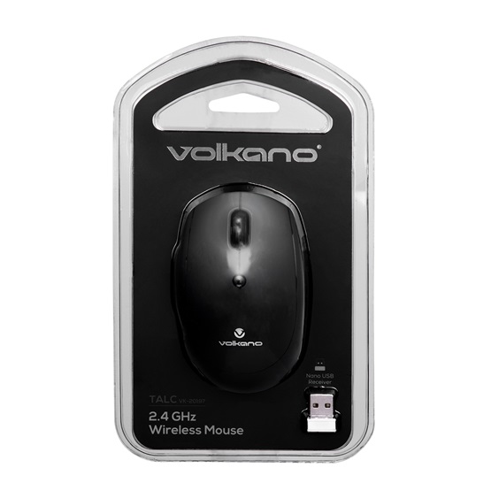  Volkano TALC Series 2.4Ghz vezeték nélküli egér Fekete