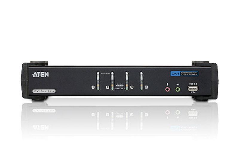 ATEN KVM Switch 4PC USB DVI (CS1784A) ATEN KVM Switch 4PC USB DVI (CS1784A)