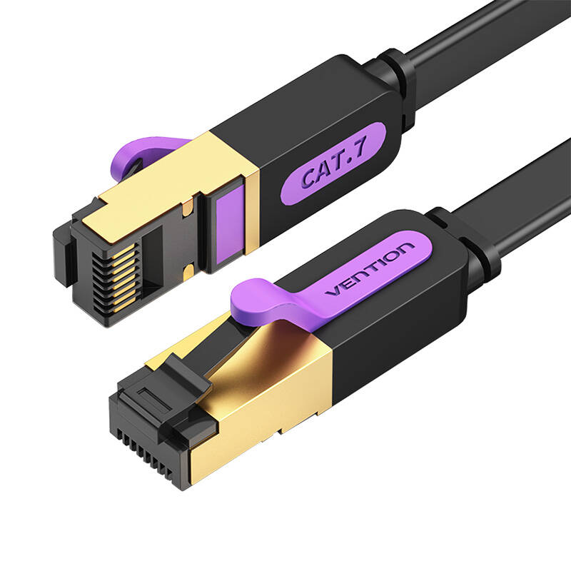 Flat UTP Category 7 Network Cable Vention ICABL 10m Black