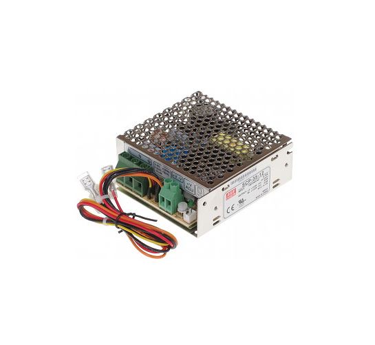 Mean Well két kimenetes kapcsolóüzemű tápegység és akkumulátortöltő 13.8VDC 2.6A 35W (SCP-35-12)