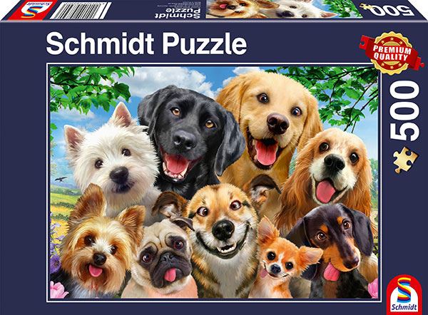 Schmidt Dog Selfie 500db-os puzzle (58390) (18897-184) Schmidt Dog Selfie 500db-os puzzle (58390) (18897-184)